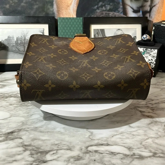 LOUIS VUITTON CARTOUCHIERE MM SHOULDER BAG PURSE MONOGRAM - Picture 7 of 17